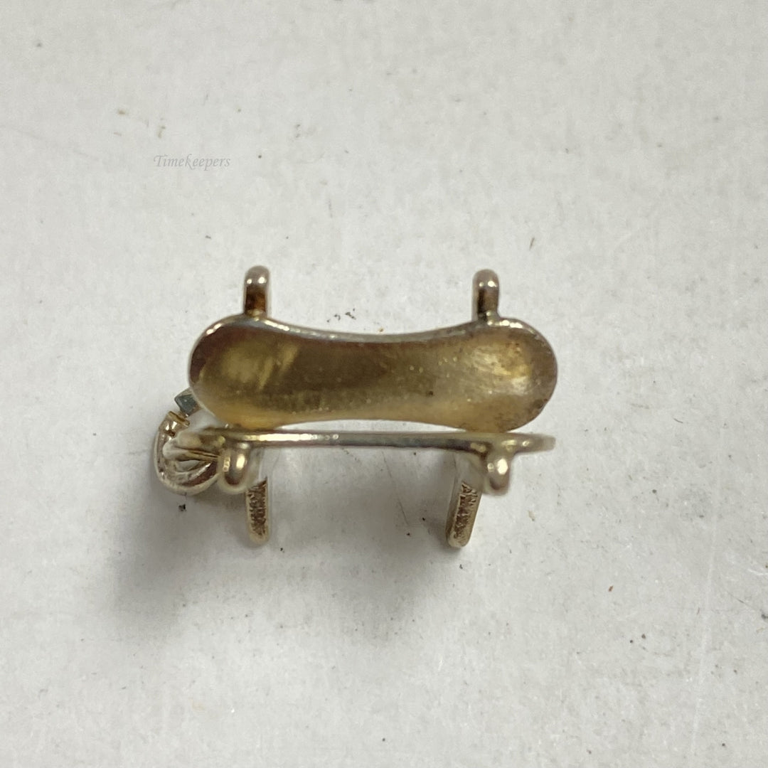 m302 Vintage Sterling Silver Mini Charm Pendant