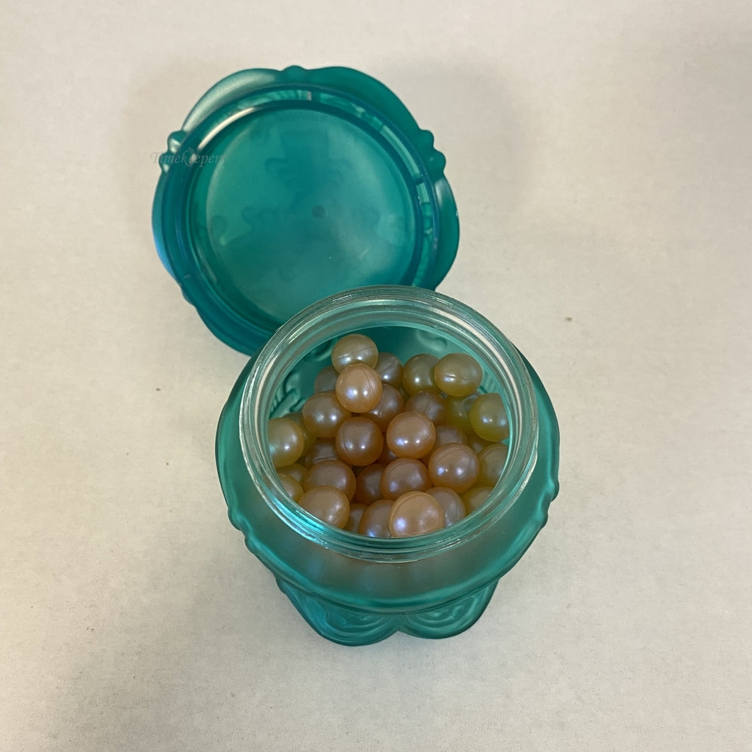 m326 Vintage Avon Collectible Venetian Blue Moonwind Emollient Bath Pearls