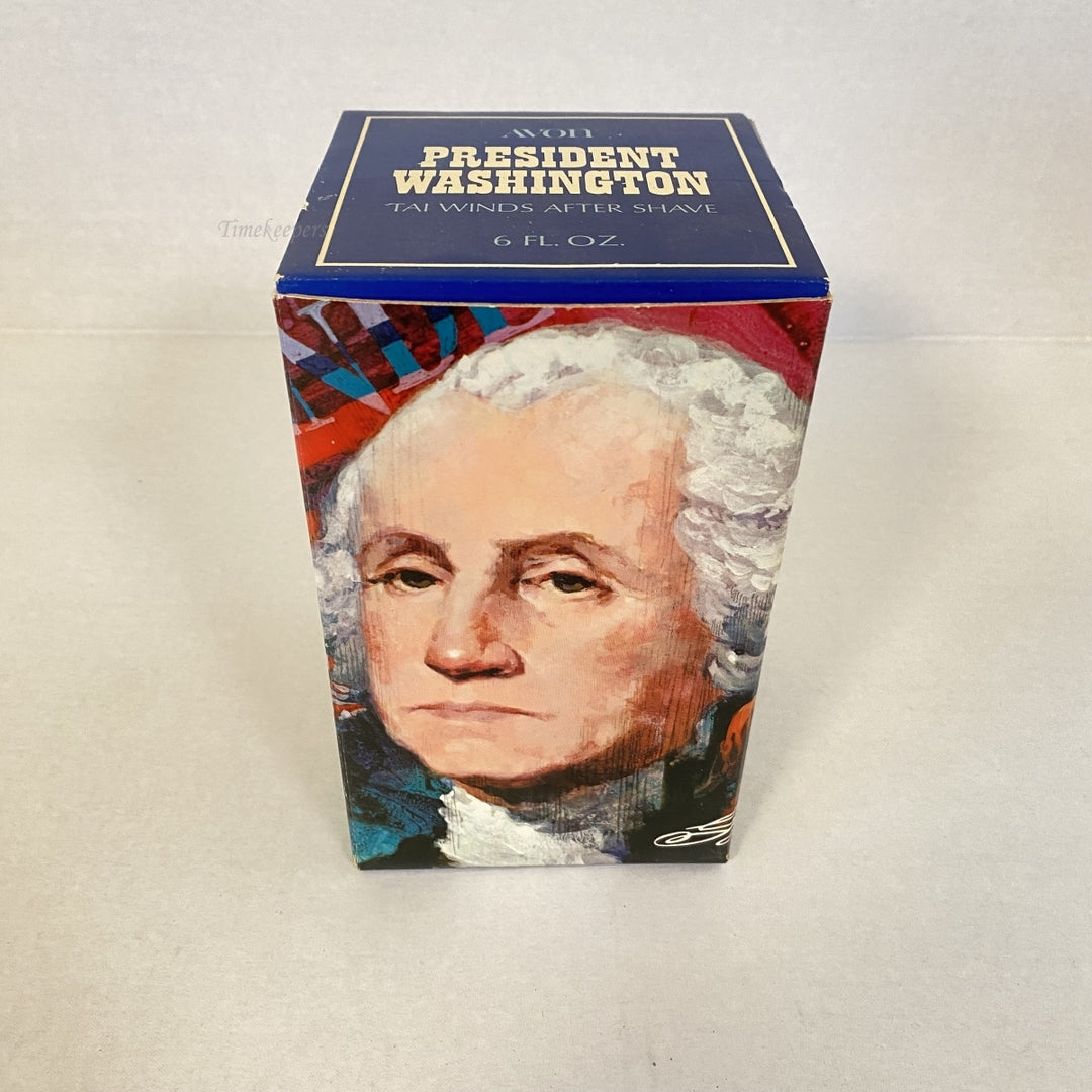 m328 Vintage Avon For Men Collectible President Washington Tai Winds After Shave