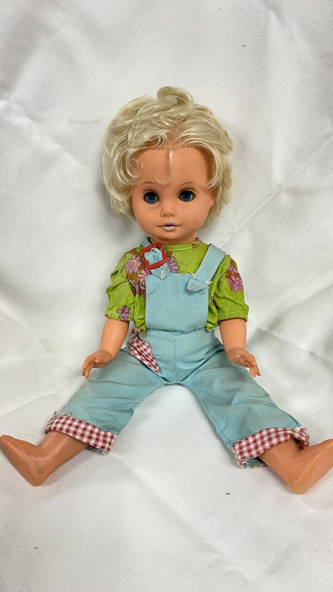 m414 Vintage Soviet USSR Toy Russian Doll Hard Plastic Motion Body Eyes 1970's