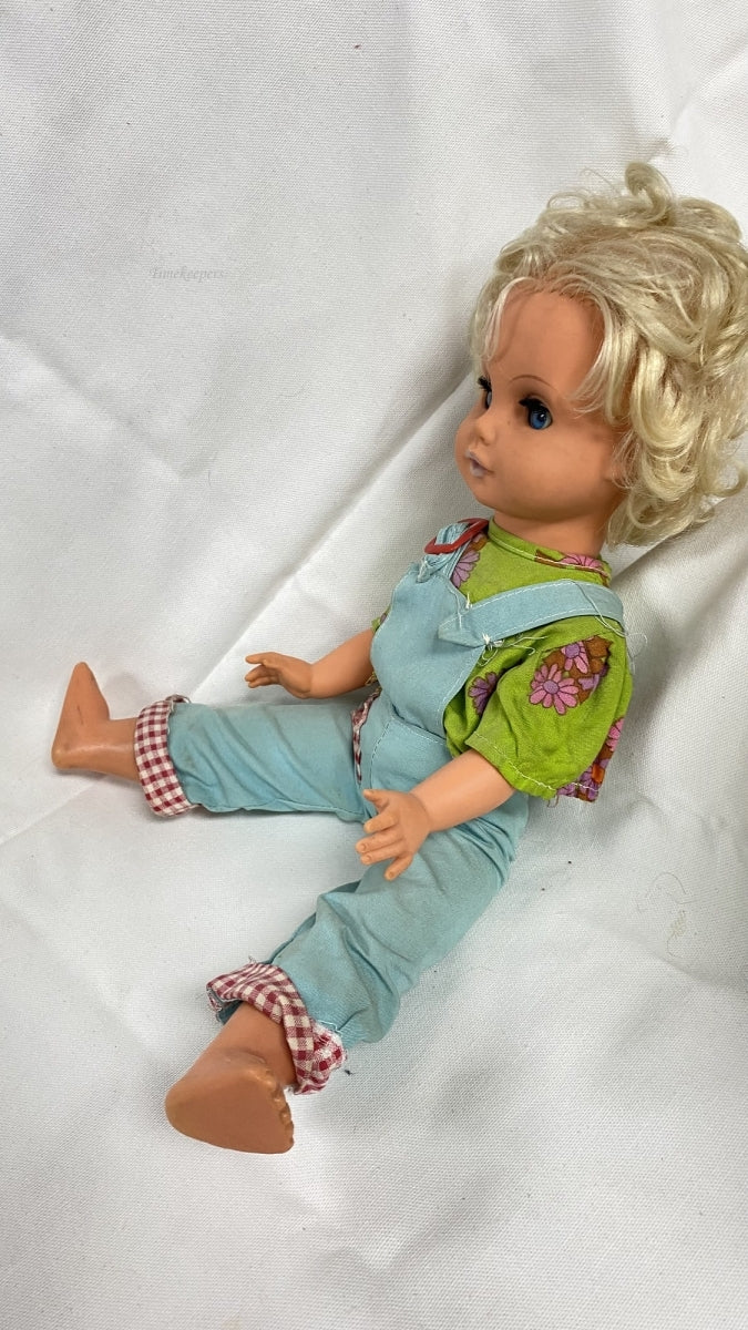 m414 Vintage Soviet USSR Toy Russian Doll Hard Plastic Motion Body Eyes 1970's