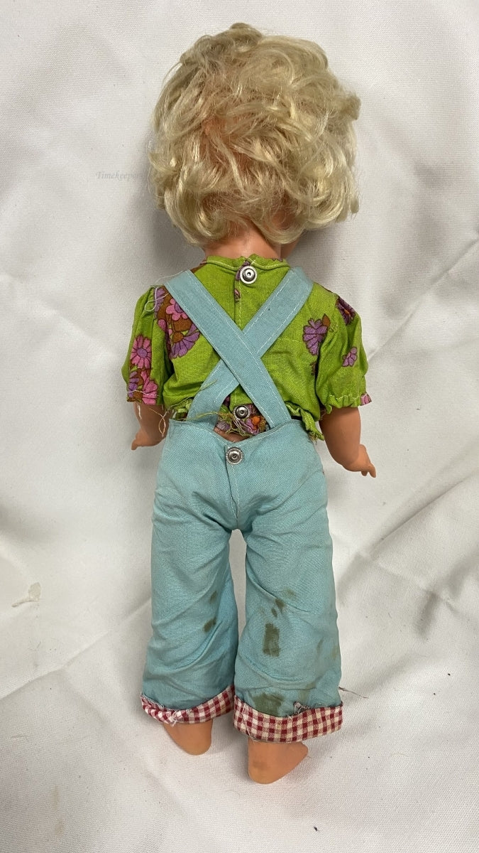 m414 Vintage Soviet USSR Toy Russian Doll Hard Plastic Motion Body Eyes 1970's