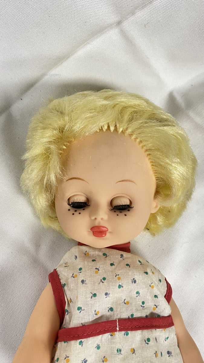 m416 Vintage Soviet USSR Toy Russian Doll Hard Plastic Motion Body Eyes 1970's