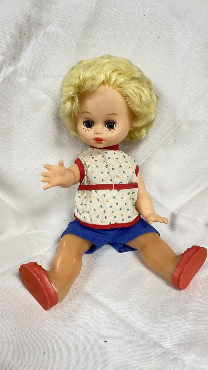 m416 Vintage Soviet USSR Toy Russian Doll Hard Plastic Motion Body Eyes 1970's