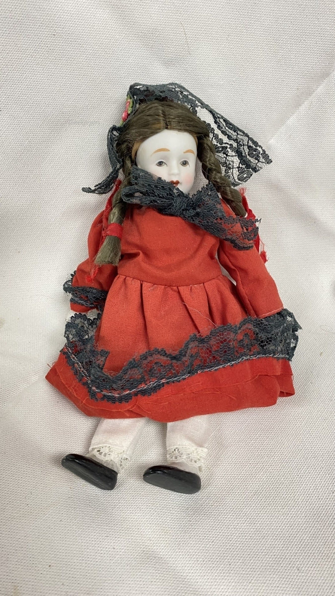 m421 Vintage Antique Collectible Ceramic Doll Motion Body Parts