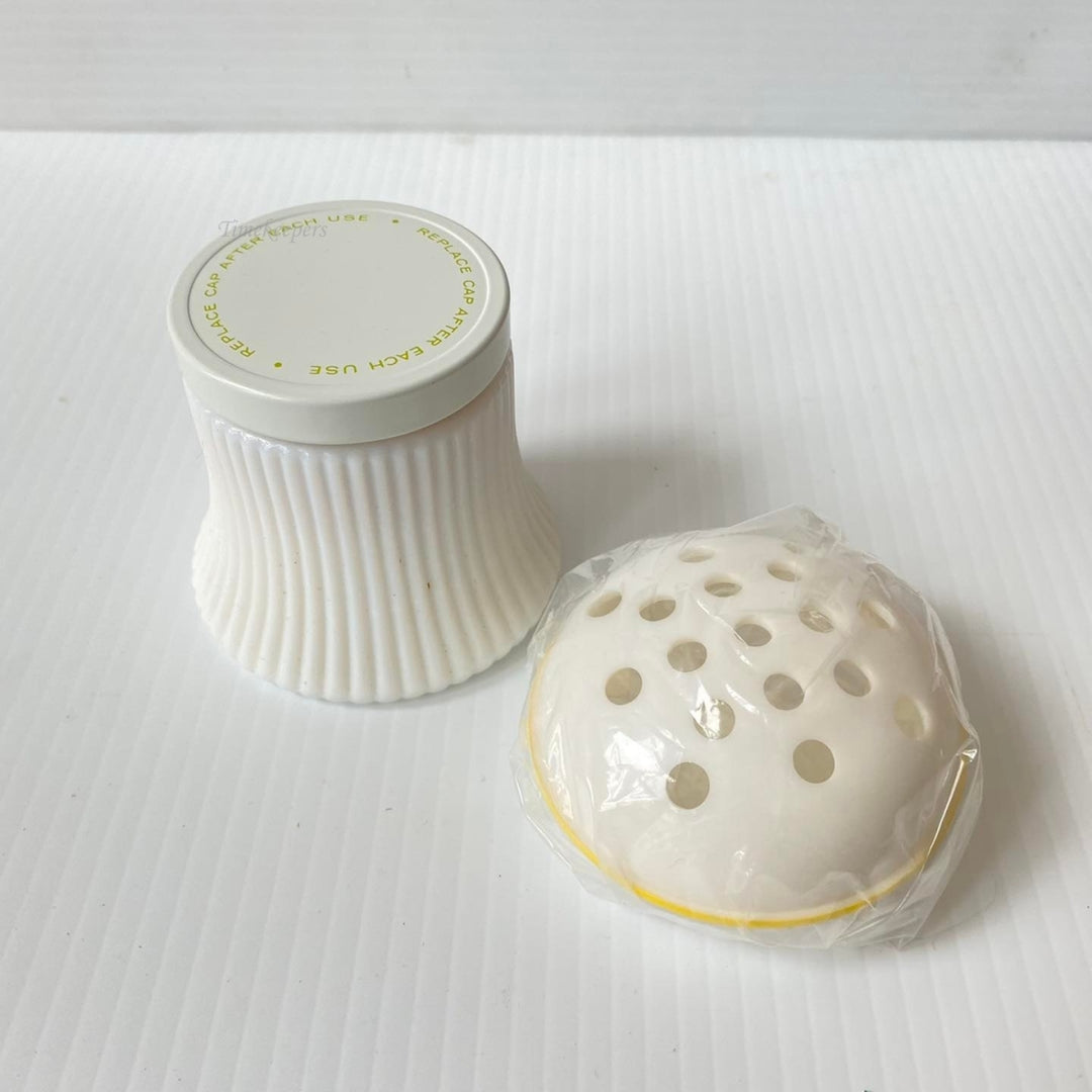 m446 Vintage Avon Buttercup Flower Holder Moonwind Perfumed Skin Softener 5 oz