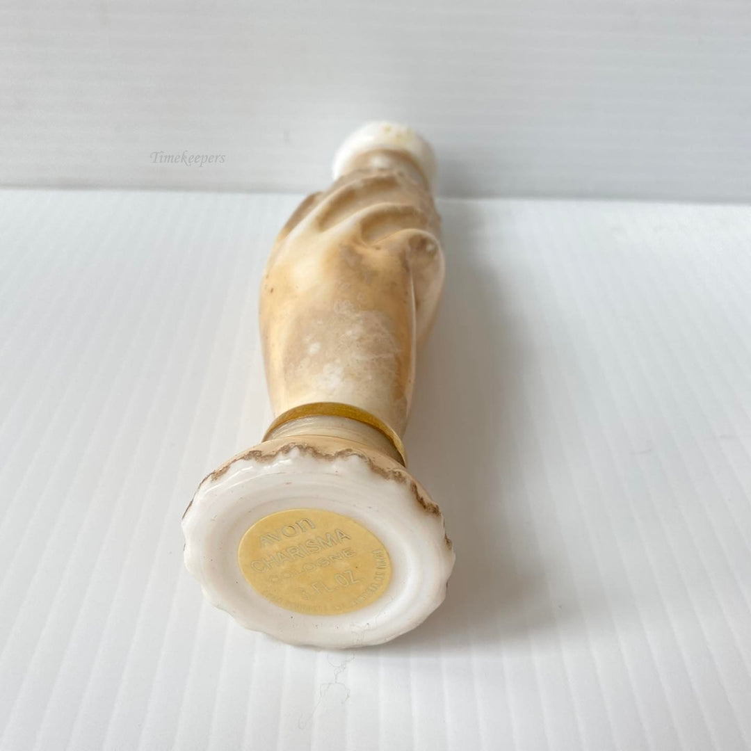 m453 Vintage Avon Fragrance Touch Harisma 3 fl oz Cologne Hand Empty Bottle