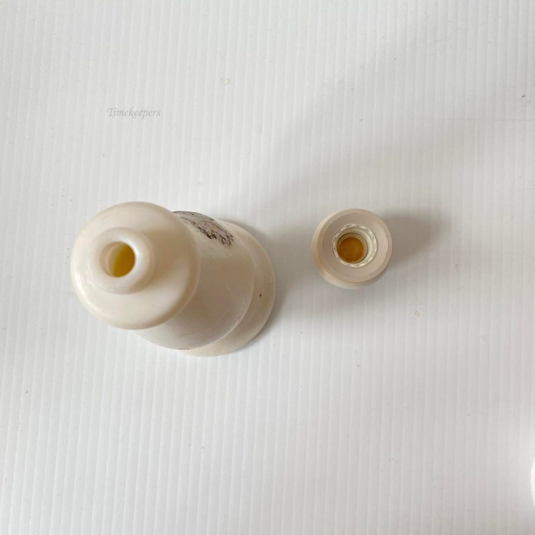 m455 Vintage Avon Buttercup Candlestick Moonwind Cologne 6 fl oz White Bottle