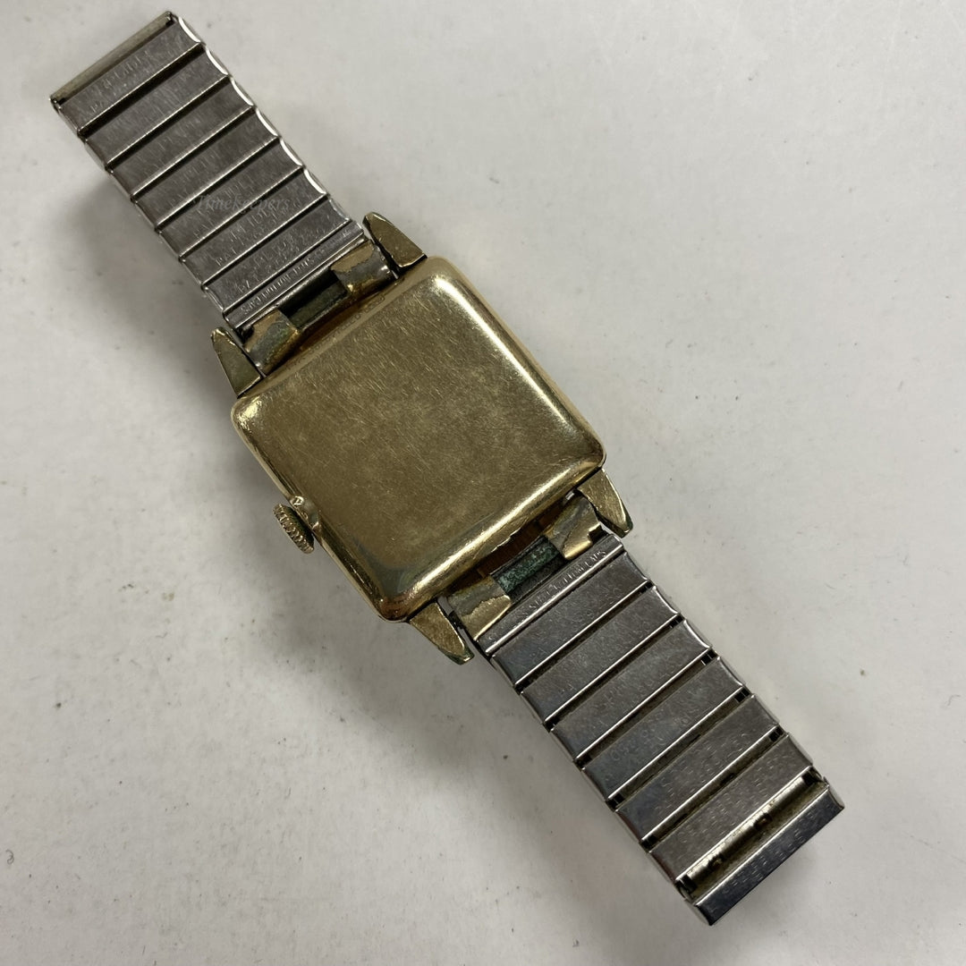 m470 Vintage Lord Elgin 556 USA 14K GF Gold Tone 21 Jewels Men's Wrist Watch