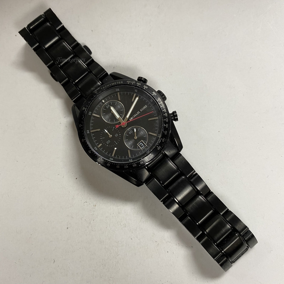 m475 Michael Kors MK8386 Accelerator Stainless Chronograph 10 ATM Wrist Watch