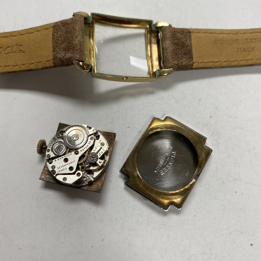 m517 Vintage Picard Swiss Gold Tone 17 Jewels Unisex Wrist Watch