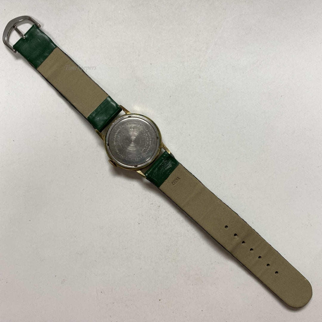 m519 Vintage Elgin Sportsman Gold Tone Stainless Back 17J Unisex Wrist Watch