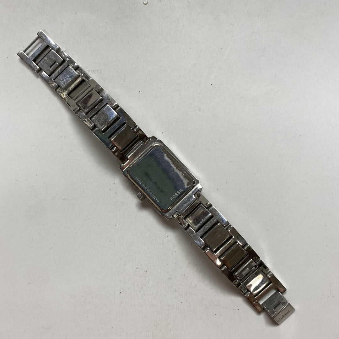 m520  Fossil Silver Tone All Stainless Steel 5ATM Water resistant Wrist Watch