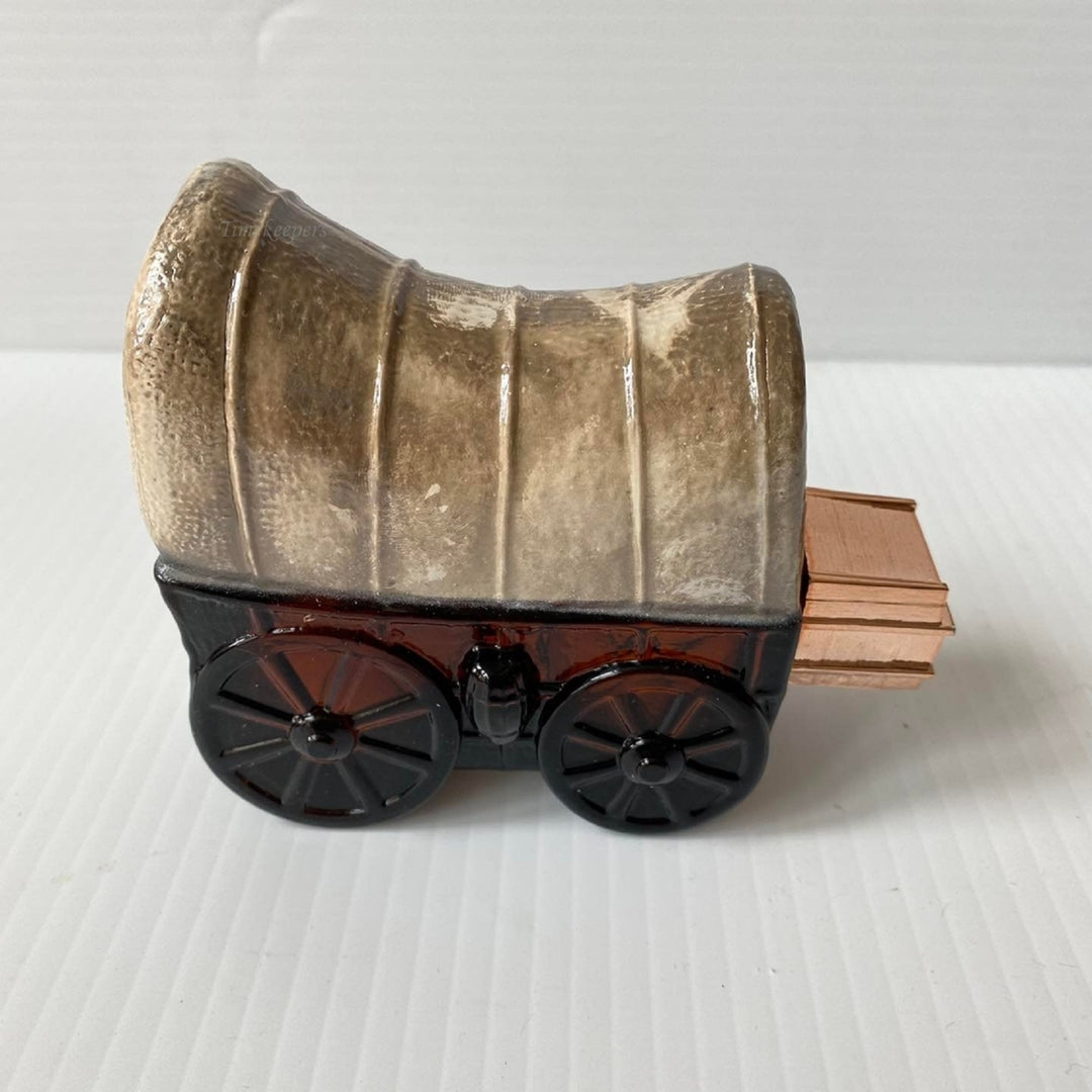 m526 Vintage Avon Covered Vagon Wild Country After Shave Collectible Bottle 6 OZ