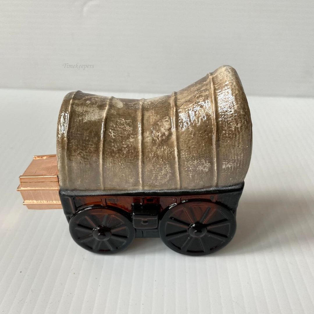 m526 Vintage Avon Covered Vagon Wild Country After Shave Collectible Bottle 6 OZ