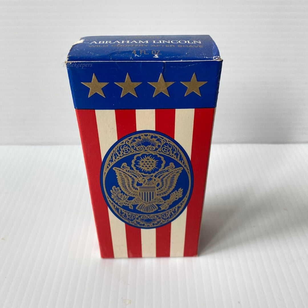 m529 Vintage Avon for Men Presidential Decanters Lincoln After Shave Bottle 4 OZ