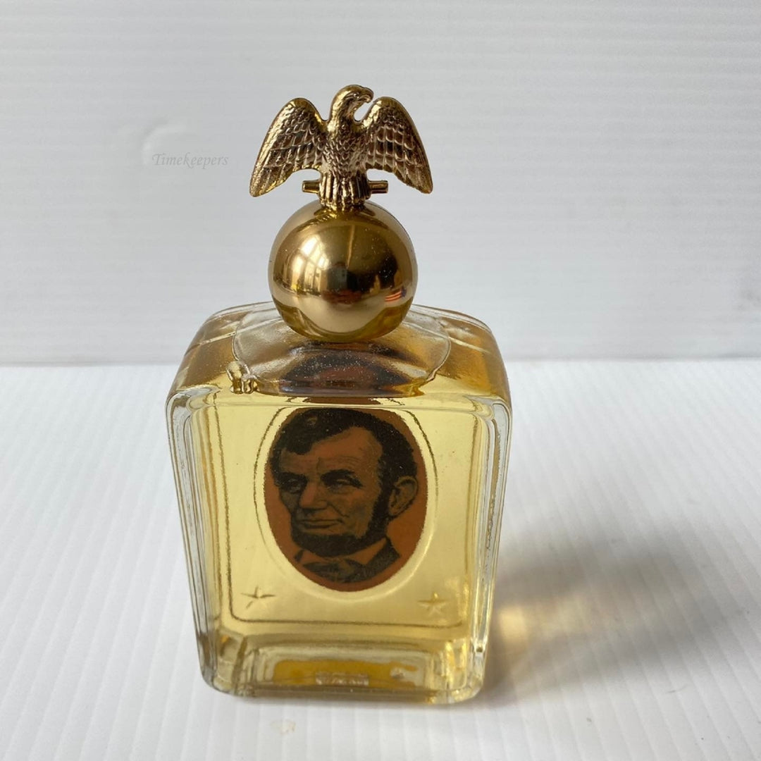 m529 Vintage Avon for Men Presidential Decanters Lincoln After Shave Bottle 4 OZ