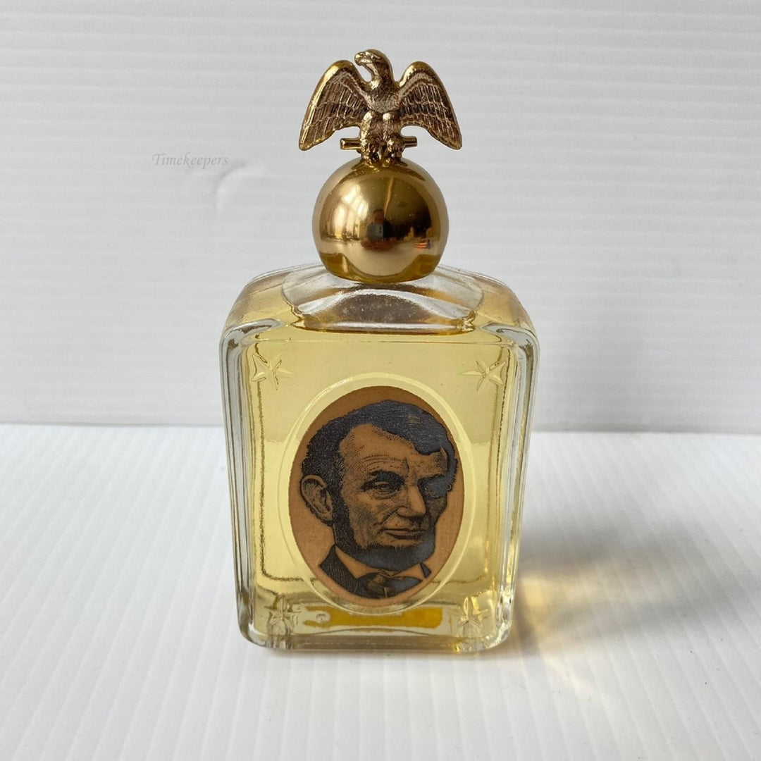 m529 Vintage Avon for Men Presidential Decanters Lincoln After Shave Bottle 4 OZ