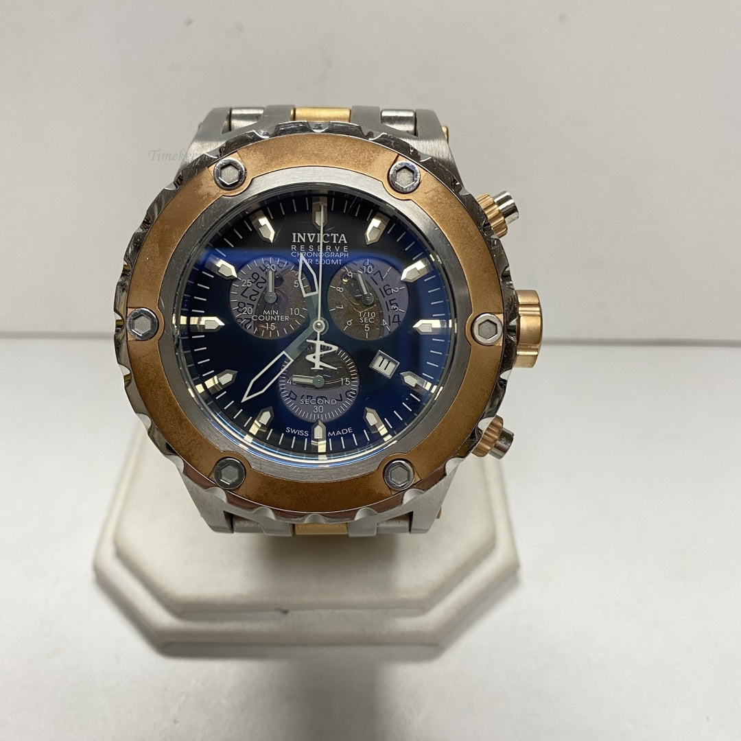 m532 Invicta Reserve Subaqua Swiss Made Chronograph Men's Wrist Watch Stainless