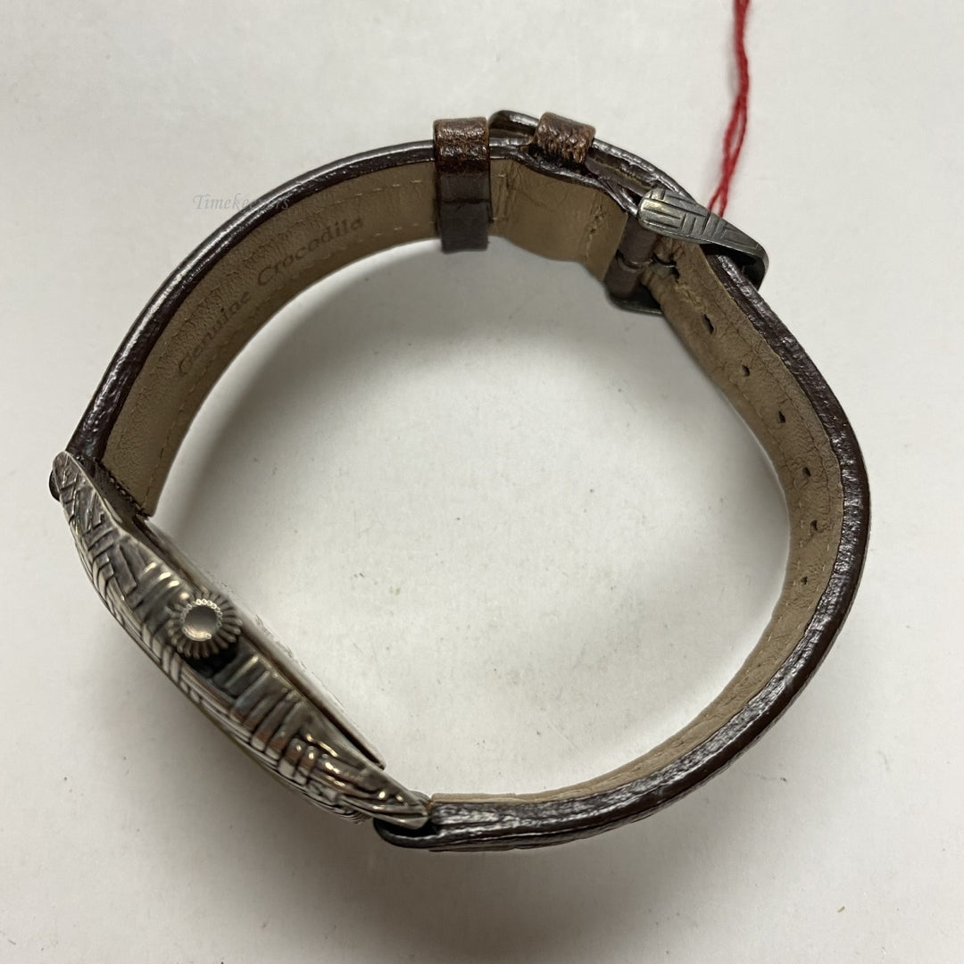 m539 Vintage The John Hardy Collection Swiss Sterling Silver Men's Wrist Watch