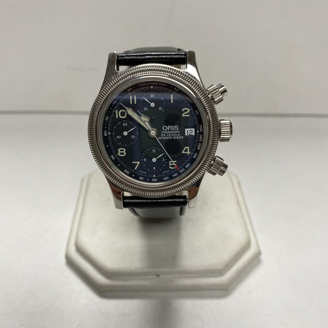 m570 Oris Chronograph Automatic-Winding Water Resistant Swiss Made Wrist Watch