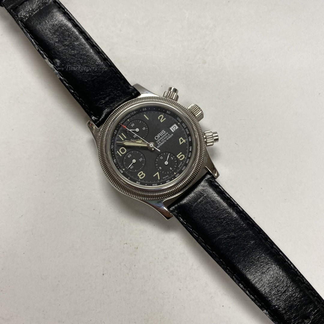 m570 Oris Chronograph Automatic-Winding Water Resistant Swiss Made Wrist Watch