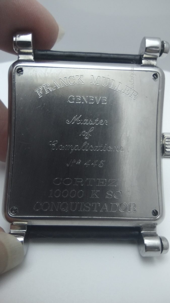 k635 Stylish Men's Franck Muller Automatic Master of Complications No. 445 Cortez 10000 K SC Conquistador King Wristwatch