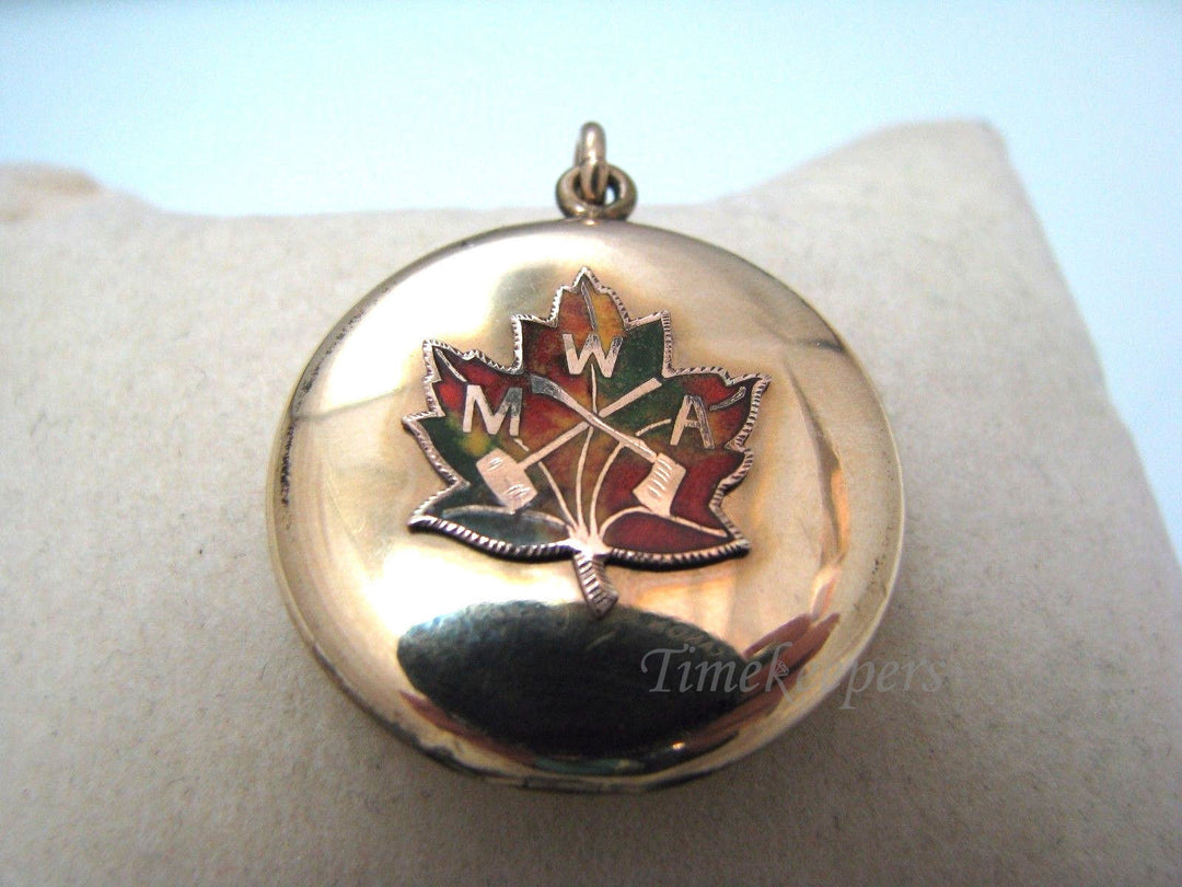 a675 Modern Woodsmen of America Gold Filled Locket