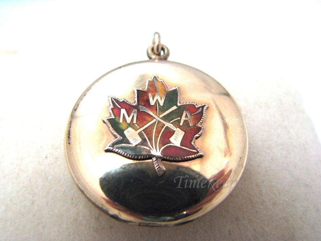 a675 Modern Woodsmen of America Gold Filled Locket