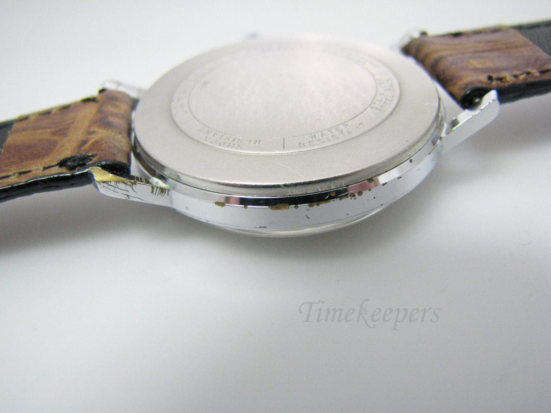 a051 Retro Hand Wind Mechanical Caravelle Watch with Date from the 1970's