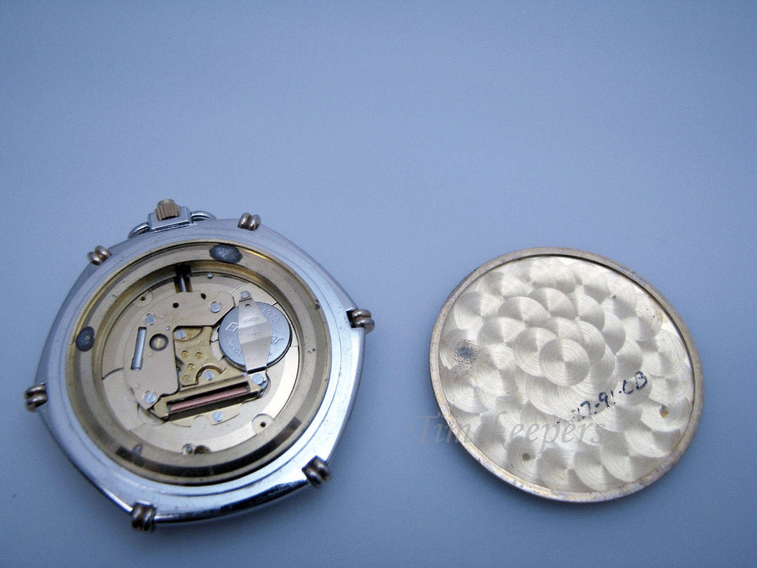 c335 Simple Handsome Hunter Style Case, Arnex Quartz Pocket Watch in Two Tone