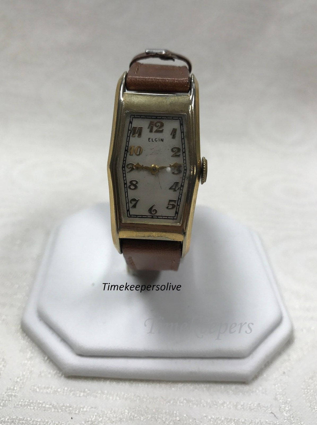 a251 Vintage Original Elgin USA Base Metal Hand-Winding Wrist Watch