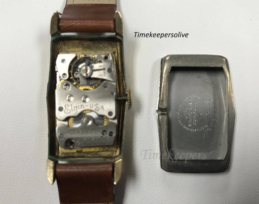 a251 Vintage Original Elgin USA Base Metal Hand-Winding Wrist Watch