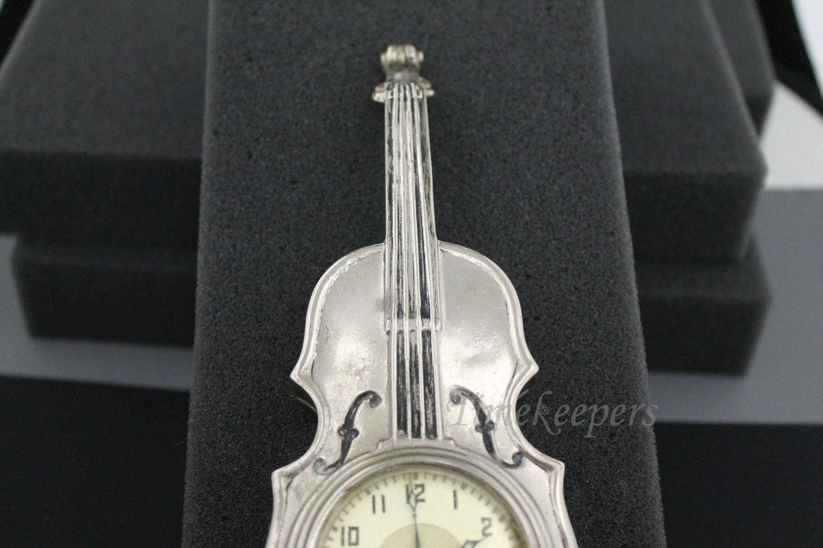 c545 Vintage 1900s Miniature Cello Clock – TimeKeepersOlive