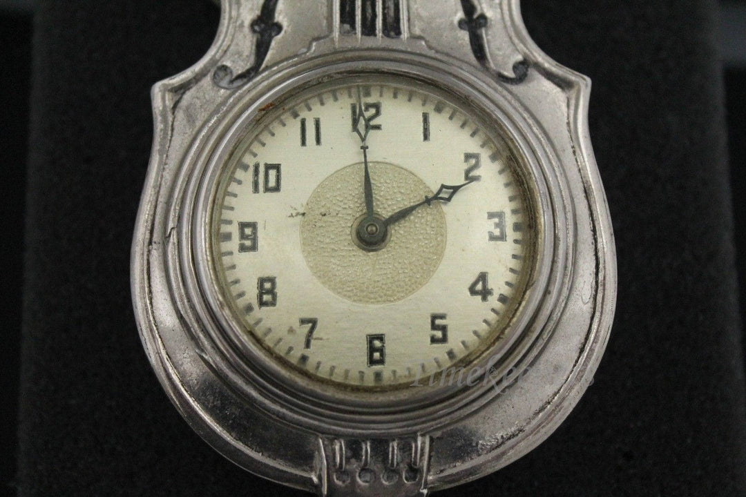 c545 Vintage 1900s Miniature Cello Clock