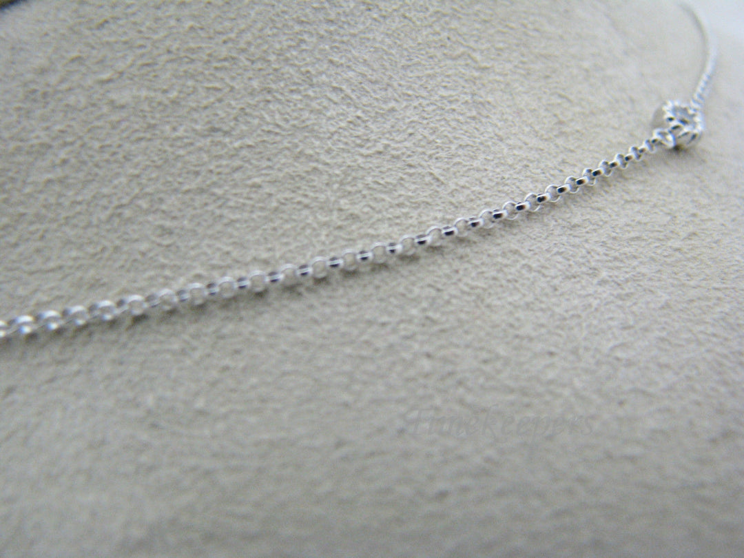 a341 Elegant &amp; Stunning Diamond Necklace in 14k White Gold