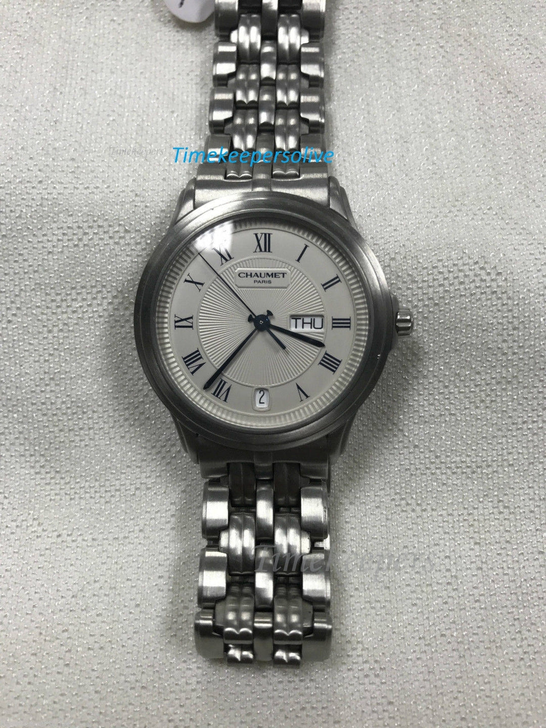 a455 Modern Collection Chaumet Paris Stainless Steel Quartz Wrist Watch 50m