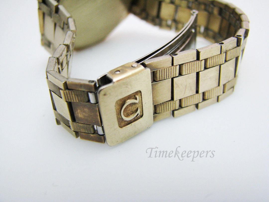 a1081 Handsome Omega Constellation 10k GF Chronometer Quartz Watch Date 1970's