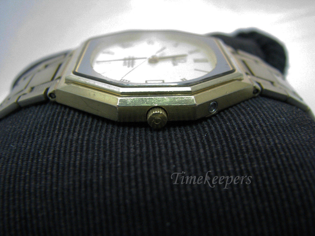 a1081 Handsome Omega Constellation 10k GF Chronometer Quartz Watch Date 1970's
