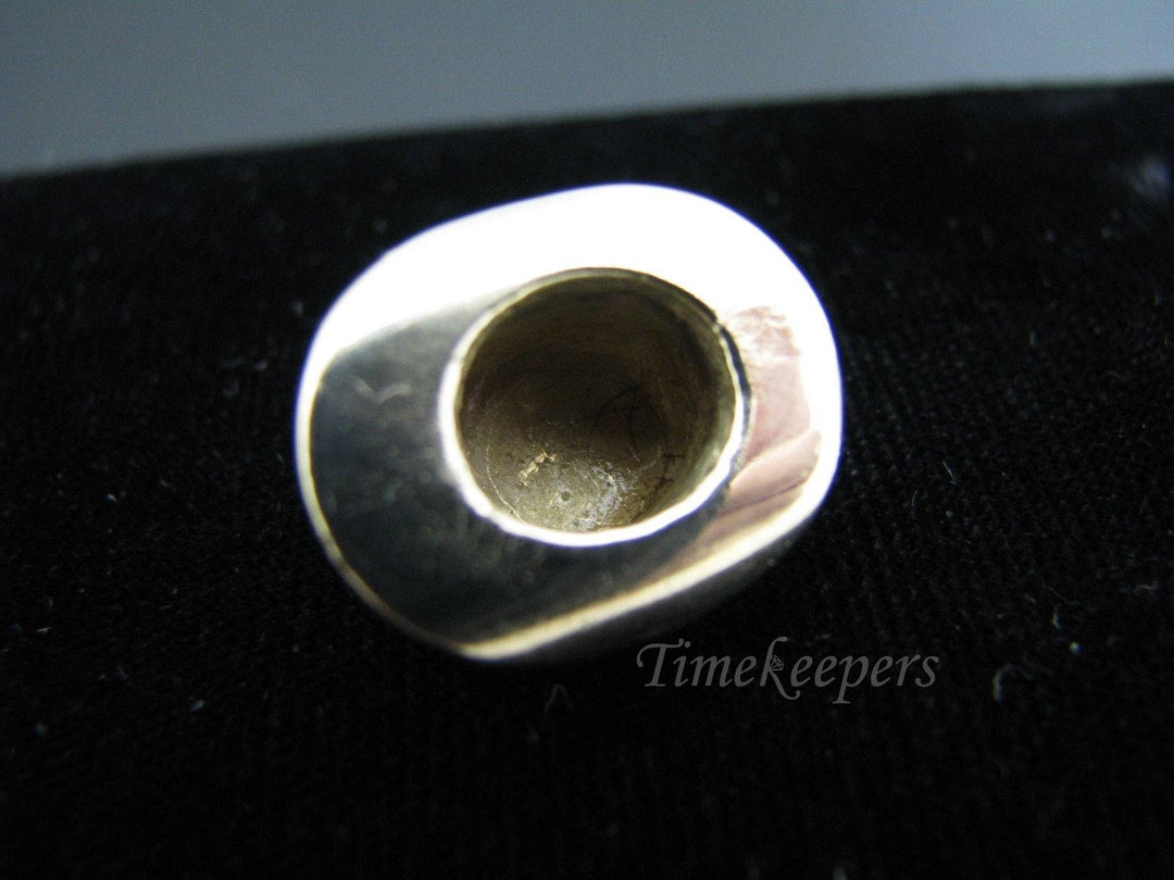 a759 Cute 14k Yellow Gold Top Hat Charm or Pendant