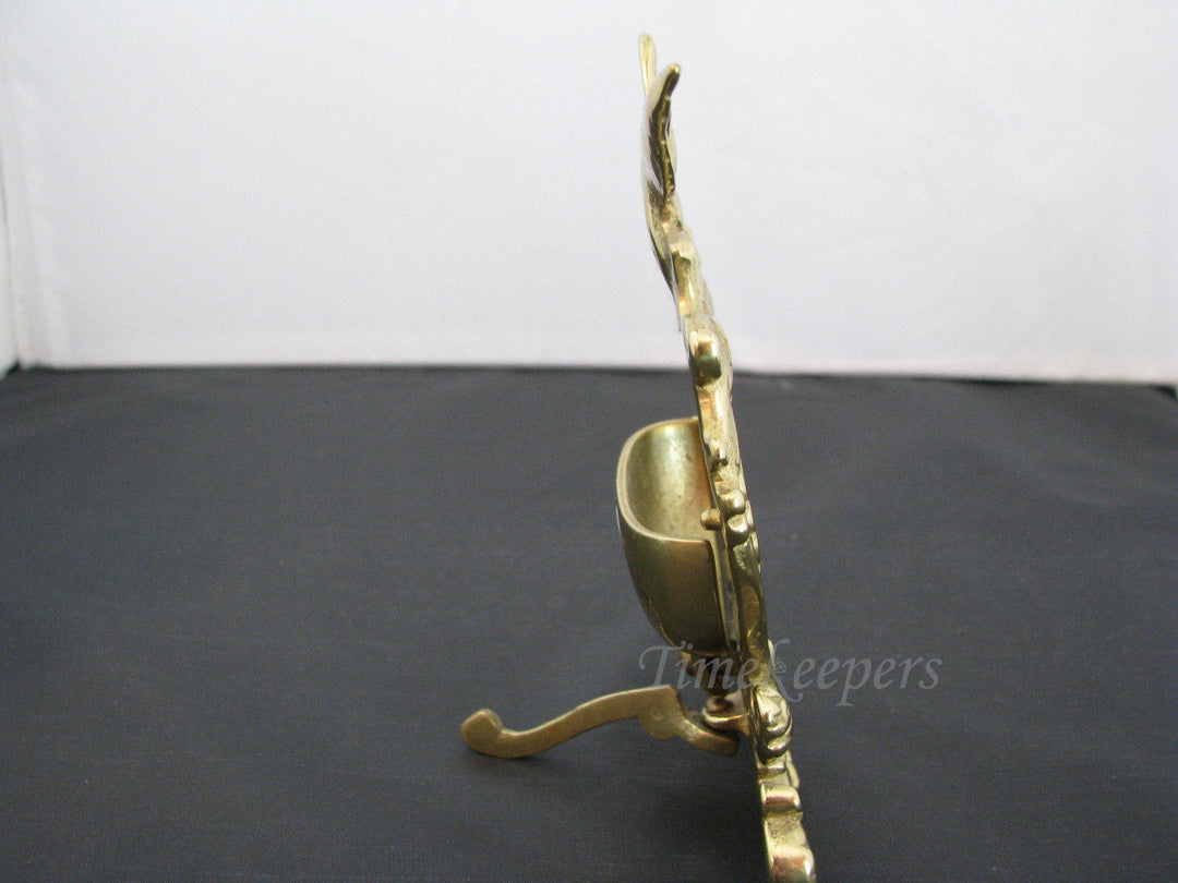 c151 Nice Brass Pocket Watch Display with Eagle Gracing the Top of Stand