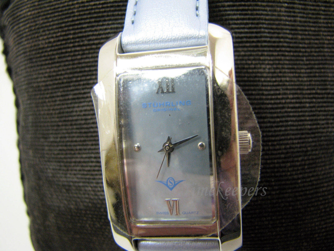 c646 Pretty in Blue Stuhrling Original Womens Watch with Quartz Movement