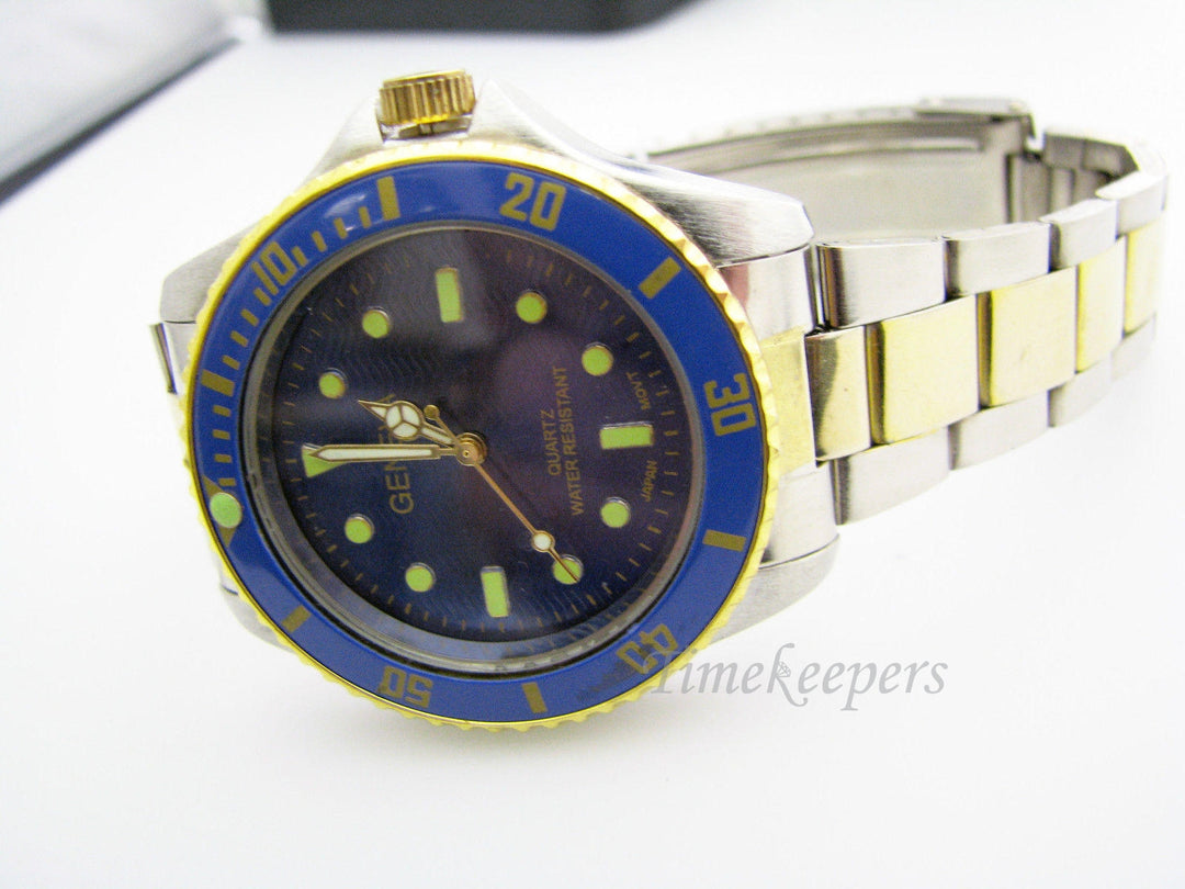 b088 Nice Geneva Quartz Mens Watch with Rotating Bezel YT1439