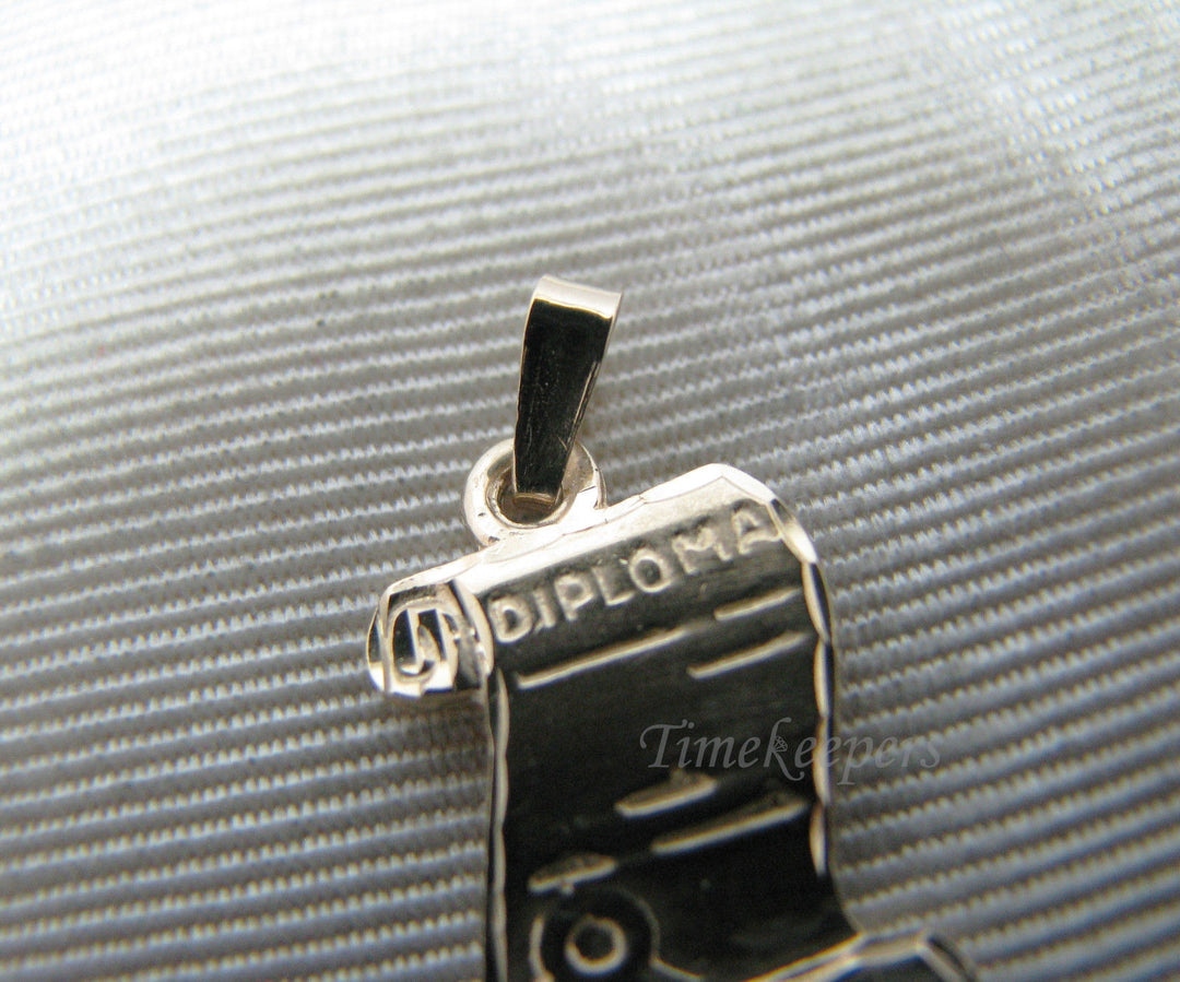 a1002 A Lovely Diploma Pendant in 14k Yellow Gold - Great for Graduates!