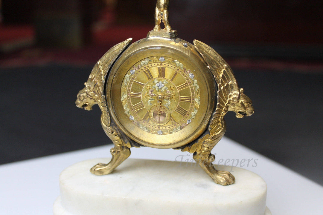 b107 Beautiful 1840's English Key wound Clock