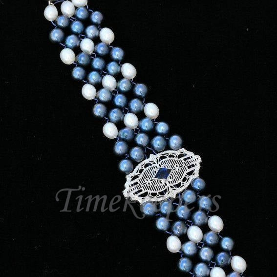 BRACELET Hand made "Something Blue"