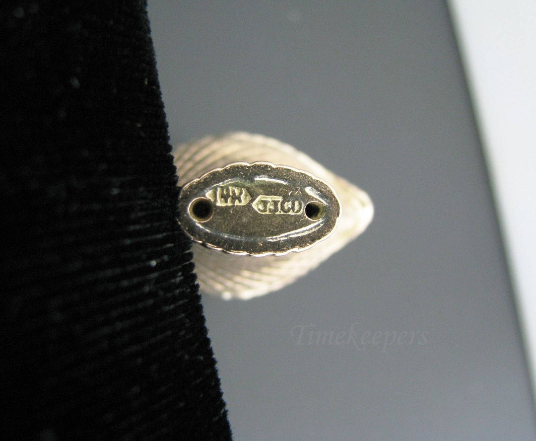 a747 Vintage 14k Yellow Gold Basket full of Gems