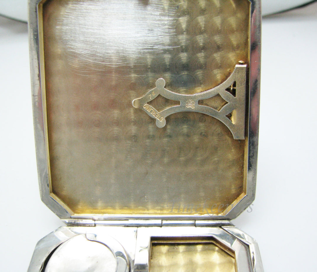 a989 Vintage Sterling Silver Engraved Wristlet Wallet