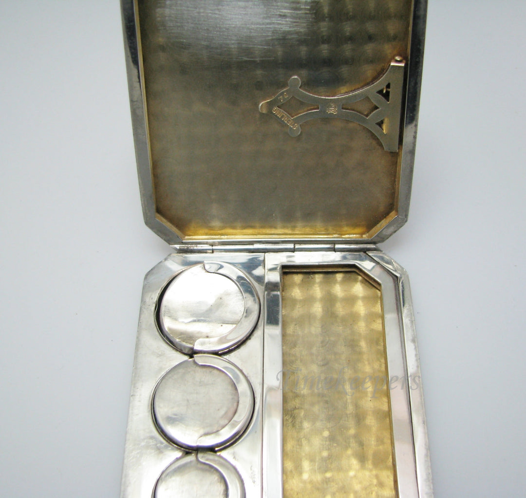 a989 Vintage Sterling Silver Engraved Wristlet Wallet