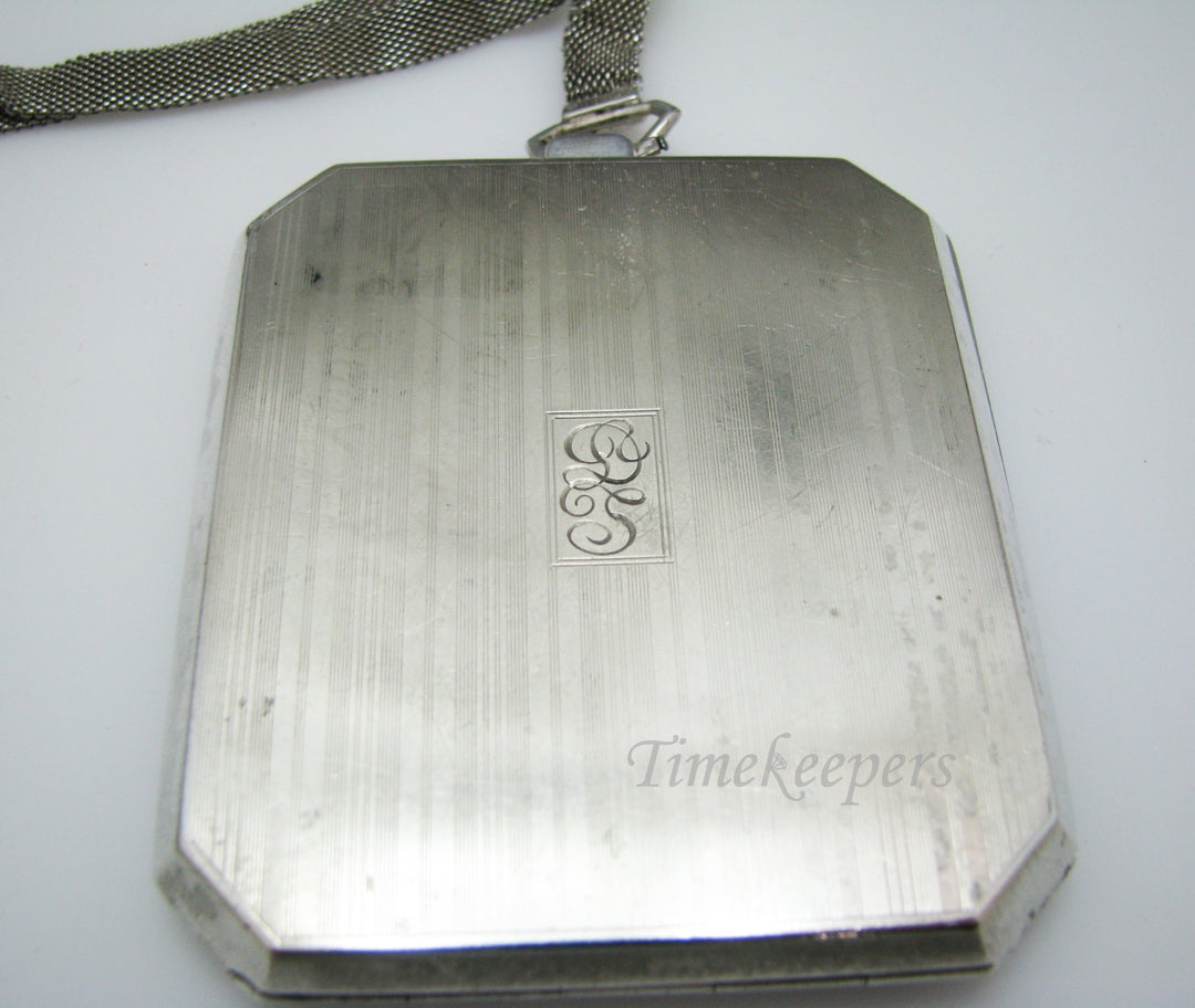 a989 Vintage Sterling Silver Engraved Wristlet Wallet